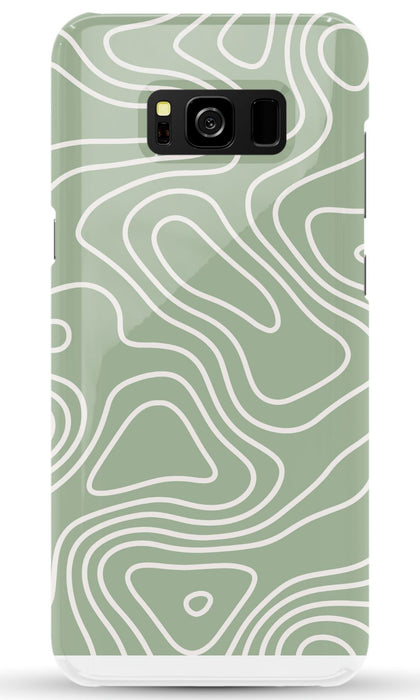 Wavy Sage Samsung Phone Case