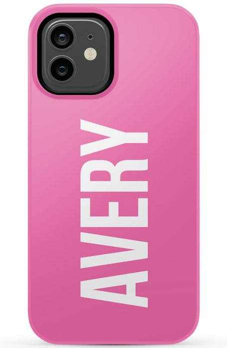 Large Name iPhone Case