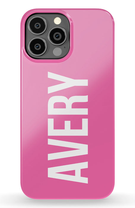 Large Name iPhone Case