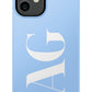 BABY BLUE Monogram Phone Case