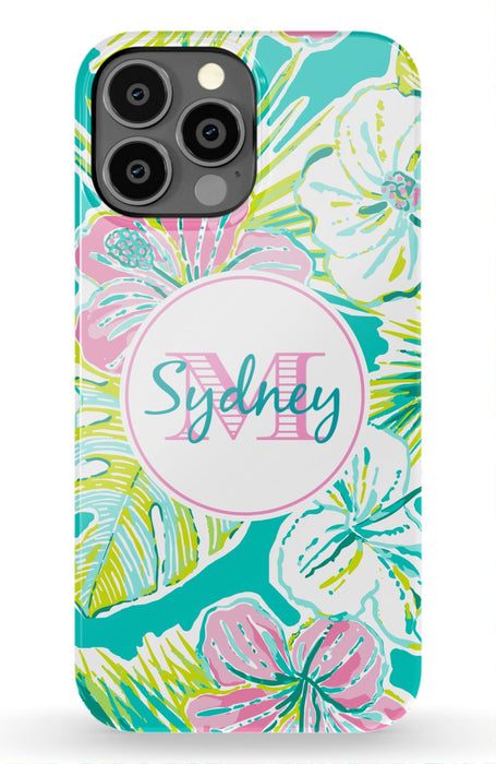 Preppy Monogram iPhone Case