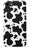 Black Cow Print iPhone Case