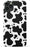Black Cow Print iPhone Case