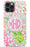 Pink Preppy Pineapple iPhone Case