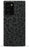 Black Leopard Print Samsung Phone Case