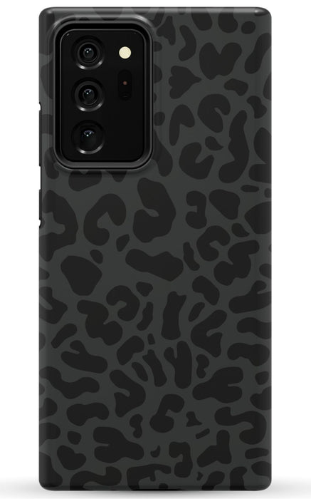 Black Leopard Print Samsung Phone Case