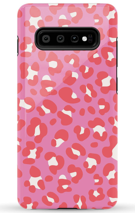 Pink and Red Leopard Samsung Phone Case