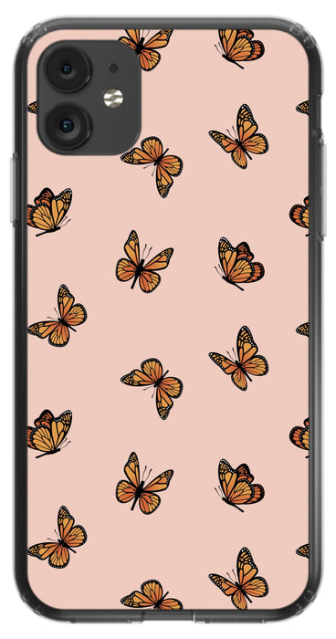 Peach Butterfly Phone Case