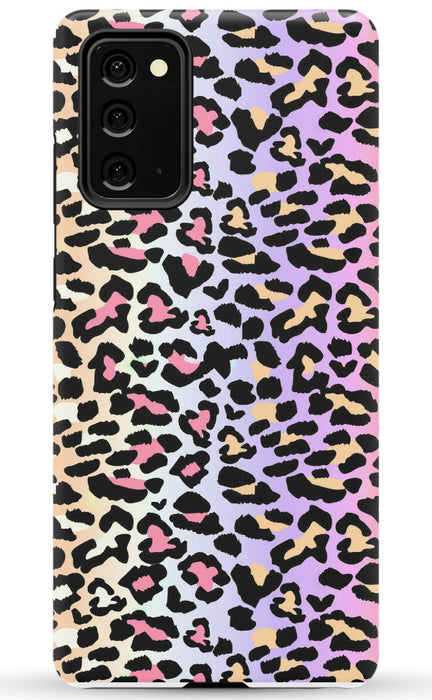 Rainbow Ombre Leopard Samsung Phone Case