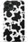 Black Cow Print iPhone Case