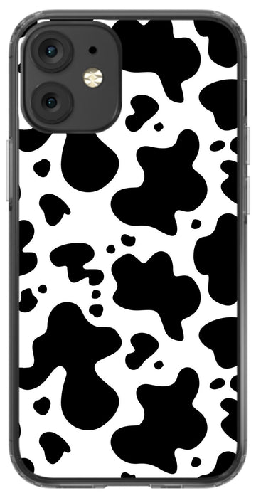 Black Cow Print Phone Case