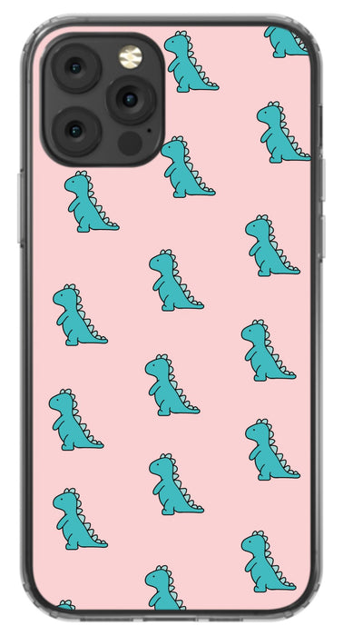 Pink Dino Phone Case