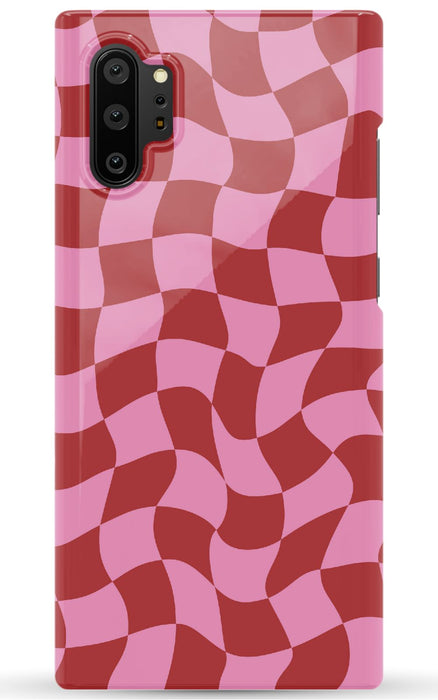Trippy Checkers Samsung Phone Case