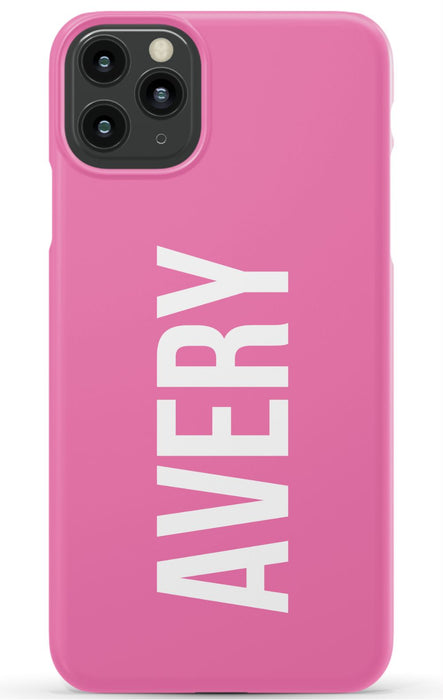 Large Name iPhone Case