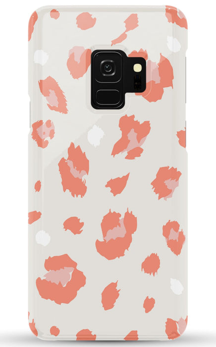 Nude Coral Leopard Samsung Phone Case