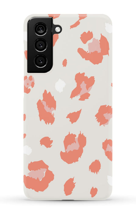 Nude Coral Leopard Samsung Phone Case
