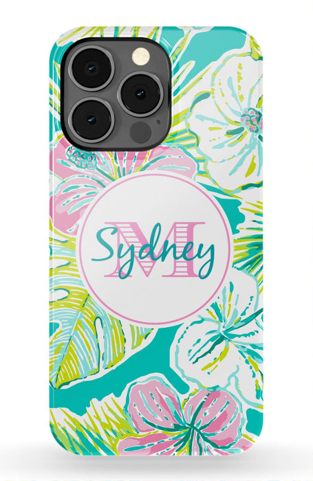 Preppy Monogram iPhone Case