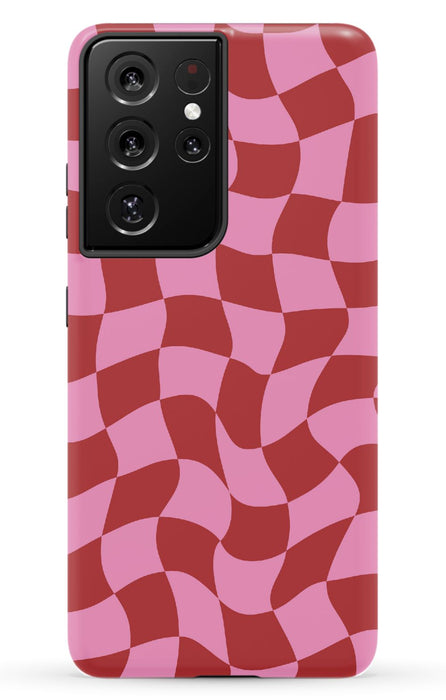 Trippy Checkers Samsung Phone Case