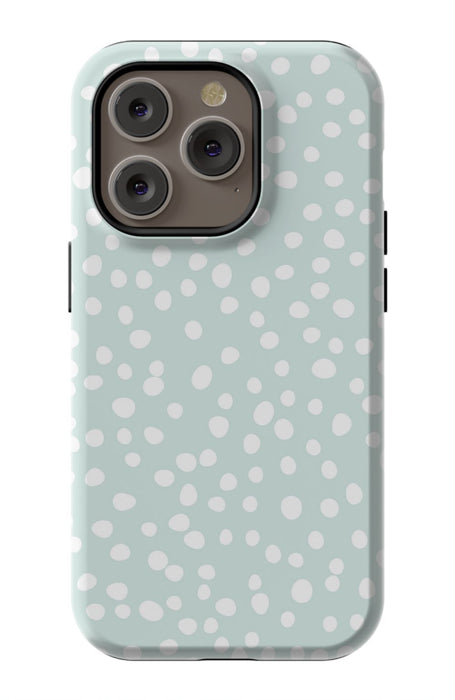 Mint Dots iPhone Case