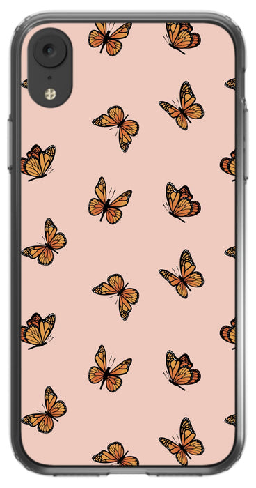Peach Butterfly Phone Case