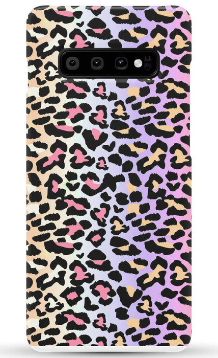 Rainbow Ombre Leopard Samsung Phone Case