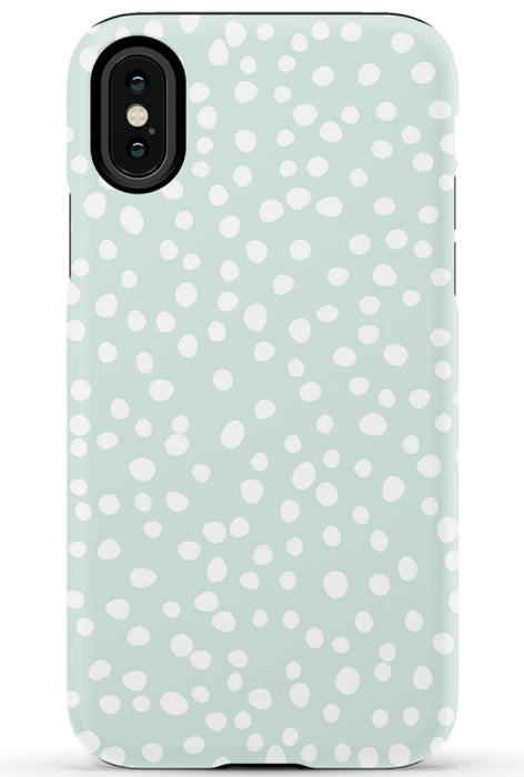 Mint Dots iPhone Case