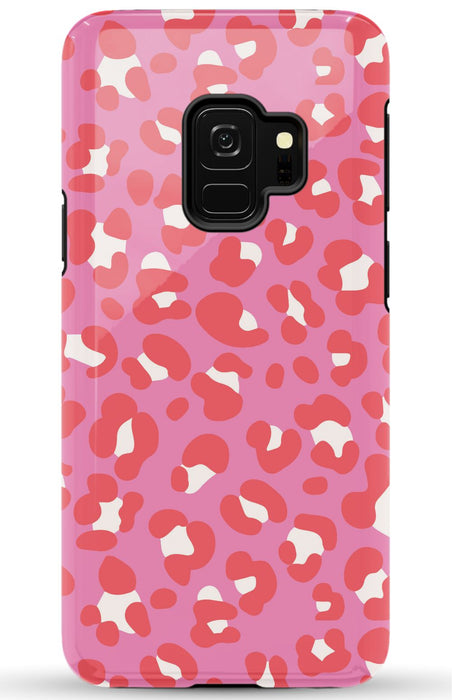 Pink and Red Leopard Samsung Phone Case