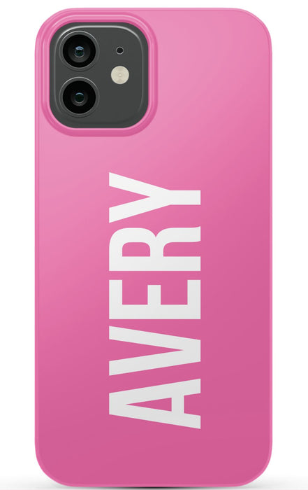 Large Name iPhone Case