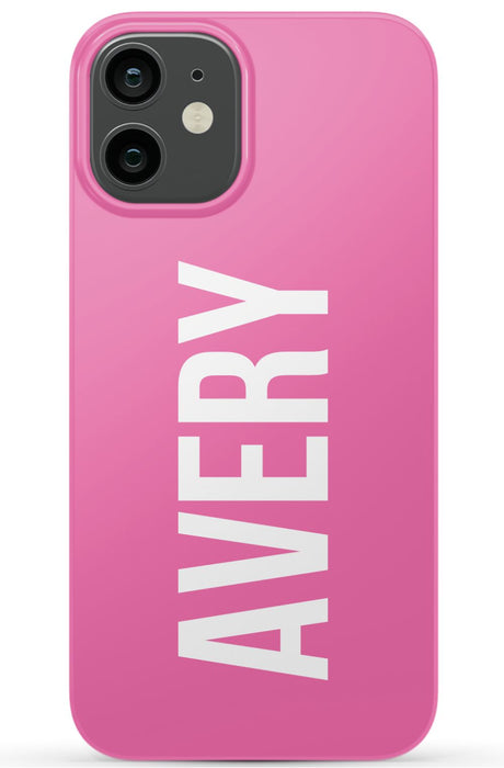 Large Name iPhone Case