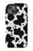 Black Cow Print iPhone Case