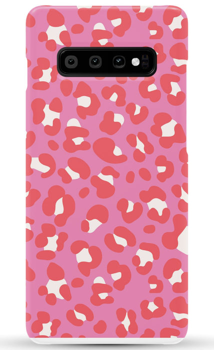 Pink and Red Leopard Samsung Phone Case