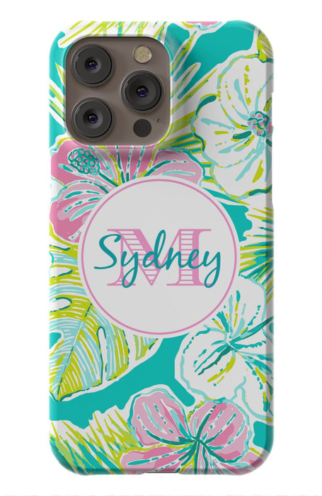 Preppy Monogram iPhone Case