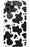 Black Cow Print iPhone Case
