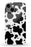 Black Cow Print iPhone Case